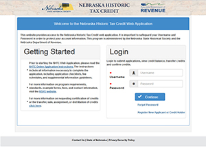 Nebraska Historic Tax Credit