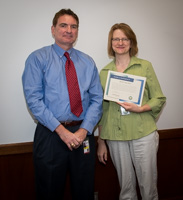 Photo of Ed Toner with Rose Mackey